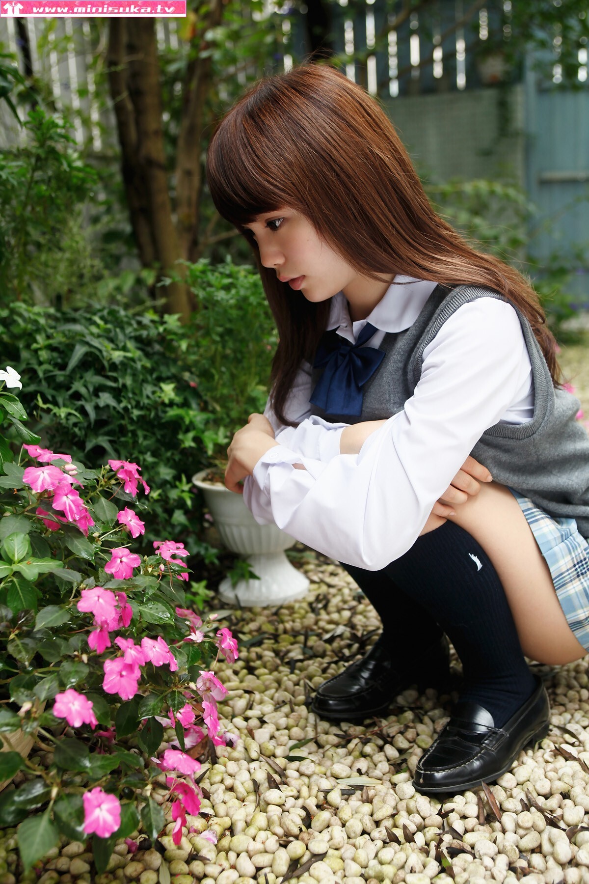 Japanese beautiful girl Sato Aimei Manami Sato[ Minisuka.tv ]Female high school students in active service (1)